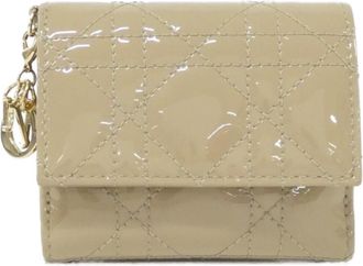 Dior Beige Wallet (Tri-Fold) (Pre-Owned)