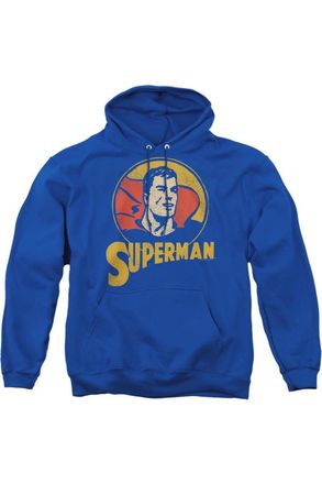 Gildan DC Comics Super Circle Adult Pull Over Hoodie / Hooded Sweatshirt