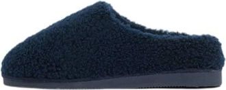 America Today teddy pantoffels donkerblauw