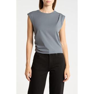 Rag & Bone Mia Cotton Crop Tank in Fut Grey at Nordstrom Rack, Size Xx-Small