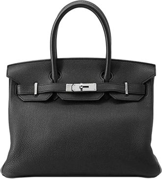Herm&egrave;s 2017 Togo Birkin Retourne 30 handbag - Nero