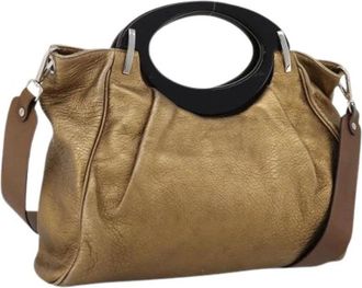Marni Pre-owned Hand Bag - Dames - Vintage Handtas - Geel - ONE Size - Leer - Vintage