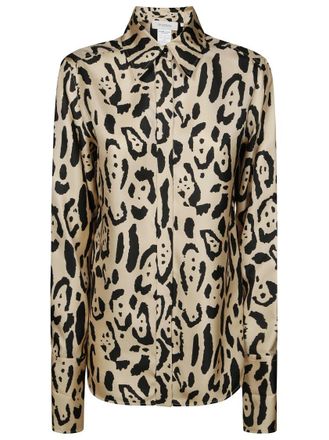 Sportmax Armony Animalier Silk Shirt