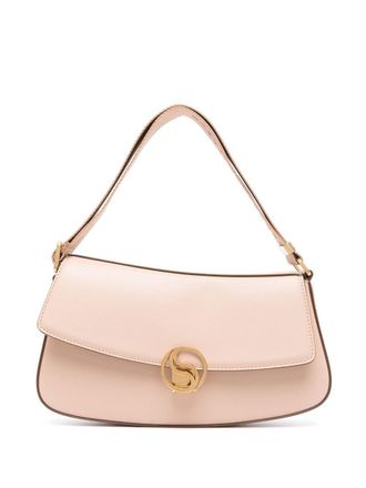 Stella McCartney Schoudertas met gegraveerd logo - Roze
