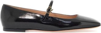 Gianvito Rossi Mary Jane Ballerina Schoenen - Dames - Ballerinas - Zwart - 37 EU - Leer - Schoenen