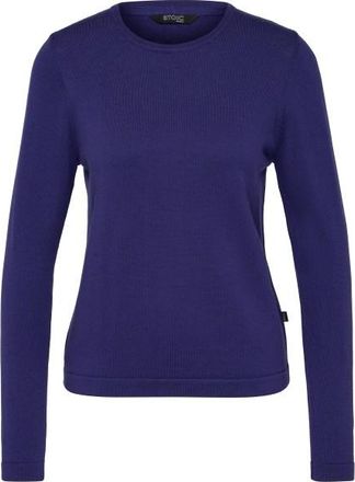 Stoic MerinoKnit MMXX.Kniva II Sweater Merinopullover f&uuml;r Damen | blau