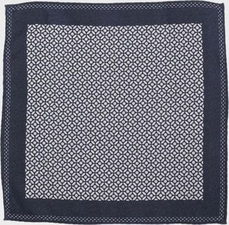 Brunello Cucinelli Fazzoletto da taschino Brunello Cucinelli in seta stampata