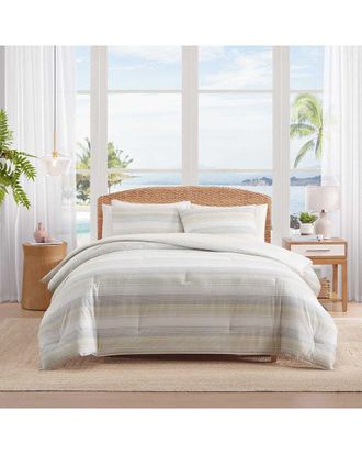 Tommy Bahama Canal Island Stripe Cotton Comforter Set