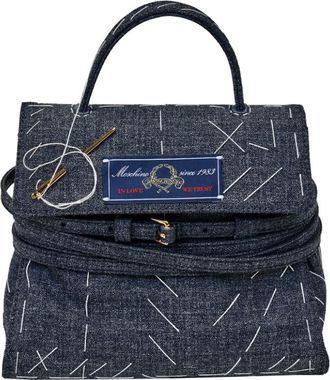 Moschino Mujer, Bolsos, Gris, Talla: ONE Size