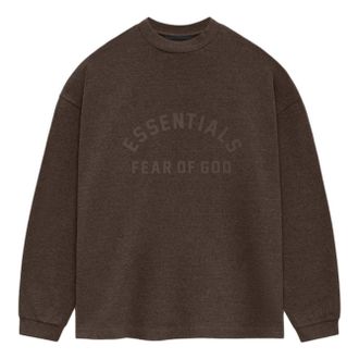 Fear of God SS24 Heavy Long Sleeve T-shirt Heather Wood 125SU242012F