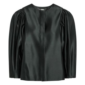 Fendi Blouses, female, Green, Size: XS Stylish Blouse Shirt