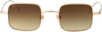 Gucci Gg1813S Zonnebril - unisex - Accessoires - Geel - Maat: 43 MM