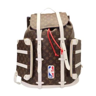 Louis Vuitton Pre-owned Canvas backpacks - Heren - Pre-owned - Bruin - Maat: ONE Size