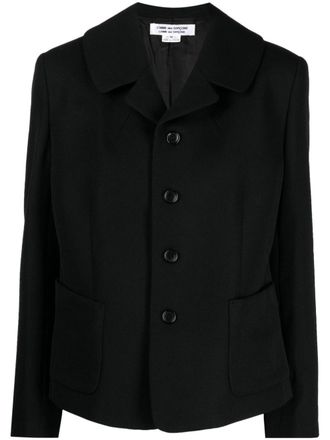 Comme Des Garçons Blazer con revers classici - Nero