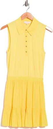 Ramy Brook Odette Mixed Media Sleeveless Minidress in Lemon Drop at Nordstrom Rack, Size Xx-Large