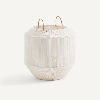 AM.PM Ronde handgeweven katoenen mand, groot model, FOLO