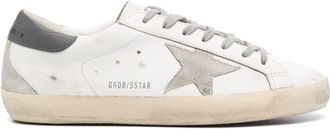 Golden Goose Super Star lederen bovenwerk en hak Su&egrave;de ster en spoor