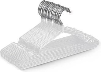 OEM Cintres - Acero Galvanizado Recubierto Caucho - 40 X 19,5 X 0,32 Cm - Para Armario - Lote De 20