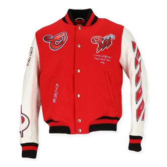 Off-white Off White Mens Red/White Jacket
