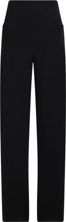 Norma Kamali Straight Leg Pant - Dames - Trainingsbroeken - Zwart - S - Leer - Fitness