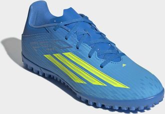 adidas Fussballschuh ADIDAS PERFORMANCE F50 CLUB TURF, Gr. 42,5, lucid ray blau, team solar gelb 2, lucid aquamarine, Synthetik, Textil, Schuhe Fussballschuh