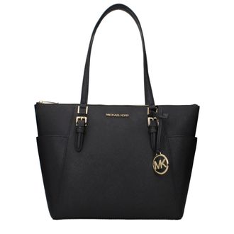 Michael Kors Black Leather Shoulder Womens Bag