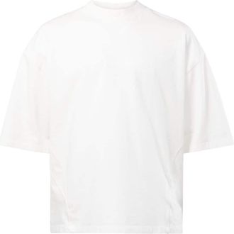 Reebok piped-trim cotton T-shirt - unisex - Cotton - S - Neutrals