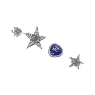 Chanel Pre-owned Accessories, female, Blue, Size: ONE SIZE Pre-owned Vintage Hair Clip