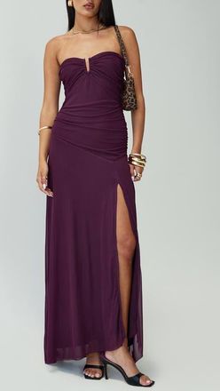 Princess Polly Barbarella Strapless Gown in Purple at Nordstrom, Size 12