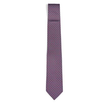 Ferragamo Cerchio Tie - male - Ferragamo - Ties - Multicolor - ONE SIZE - Accessories