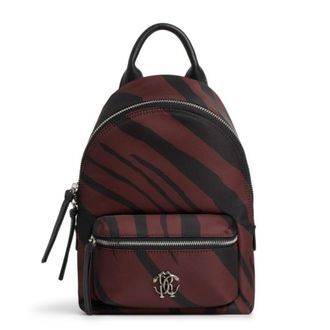 Roberto Cavalli Sienna Mini Zebra Print Backpack