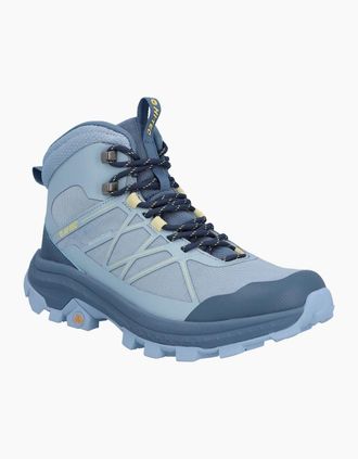 Hi-Tec Womens Hi-Tec Infuse Mid Polyester Womens Blue Fog/Flintstone/Banana Hiking Boots - Size: UK 8 / eu 42 / us 10