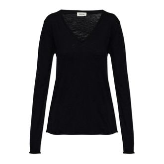 American Vintage American Vintage, Long Sleeve Tops, female, Black, Size: XS Jacksonville T-shirt