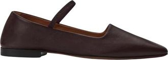 ATP Atelier Walnut Nappa Leren Sandalen - Dames - Ballerinas - Bruin - 40 EU - Leer - Schoenen