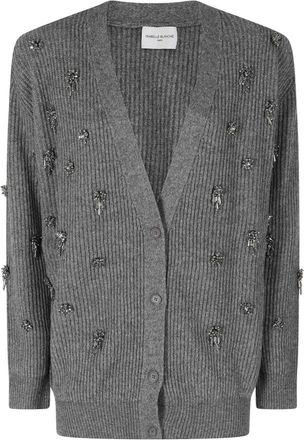 Isabelle Blanche Cardigan - Dames - Vesten - Grijs - XS - Truien & Vesten