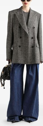 Dolce & Gabbana Womens Five Pocket Pleated Jeans - Blue Cotton - Size EU 42 (Womens)