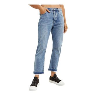One Teaspoon Blauwe Lage Taille Jeans - Dames - Cropped Jeans - Blauw - W27 - Katoen - Jeans