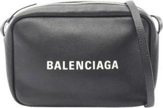 Balenciaga Pre-owned Cross Body Bags, female, Black, Size: ONE SIZE Pre-owned Vintage Shoulder Bag