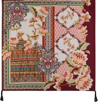 Johnny Was Womenscuyama Silk Scarf In Burgundy