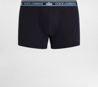 Dolce & Gabbana 3-pack Stretch Jersey Boxers - Man Underwear And Loungewear Multicolor 3