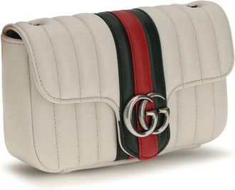 Gucci Marmont Shoulder Bag - White