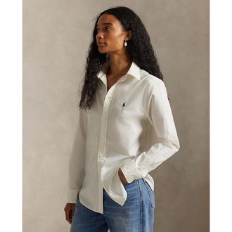 Ralph Lauren Katoenen twill shirt met lange mouwen