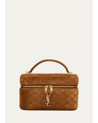 Saint Laurent Gaby Mini Suede Vanity Bag