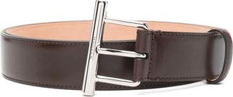 Alexander McQueen Cintura T-bar - Marrone