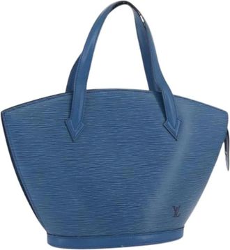 Louis Vuitton Pre-owned Handbags, female, Blue, Size: ONE SIZE Pre-owned Saint Jacques Shoulder Bag