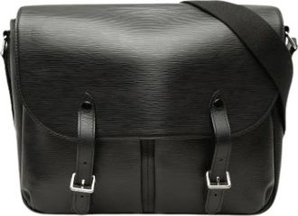 Louis Vuitton Pre-owned Messenger Bag - unisex - Vintage Schoudertas - Zwart - ONE Size - Leer - Vintage