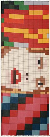 Akris Drei Teile-Print Frayed Scarf