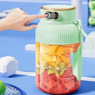 OEM Prensa De Frutas El&eacute;ctrica Port&aacute;til, Licuadora, Extractor De Jugo, Coctelera, Batidora - Verde