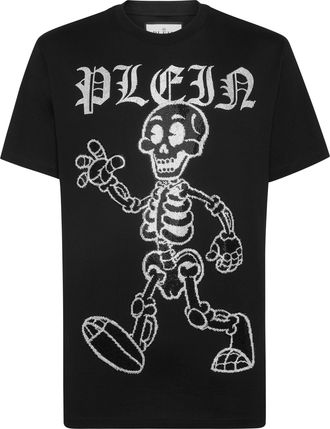 Philipp Plein T-Shirt Met Ronde Hals Skeleton