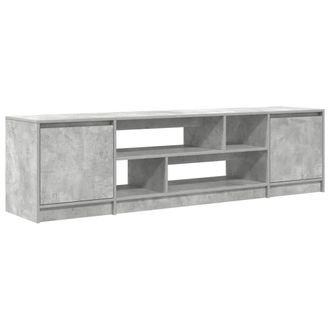 Berkfield Home TV Cabinet Concrete Grey 188.5x41x50 cm Engineered Wood